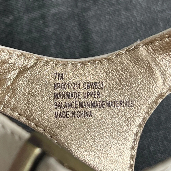 Korks- Dawson Sandal Platform Wedge in off- white - size 7 NWOT - Picture 6 of 10